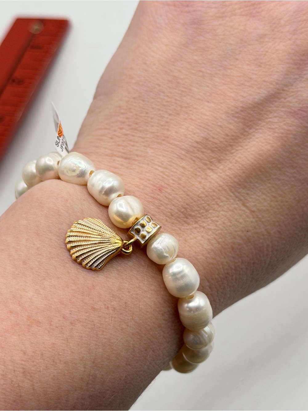 Brighton sunset cove stretch Bracelet - freshwater pearl NWT - Picture 4 of 6
